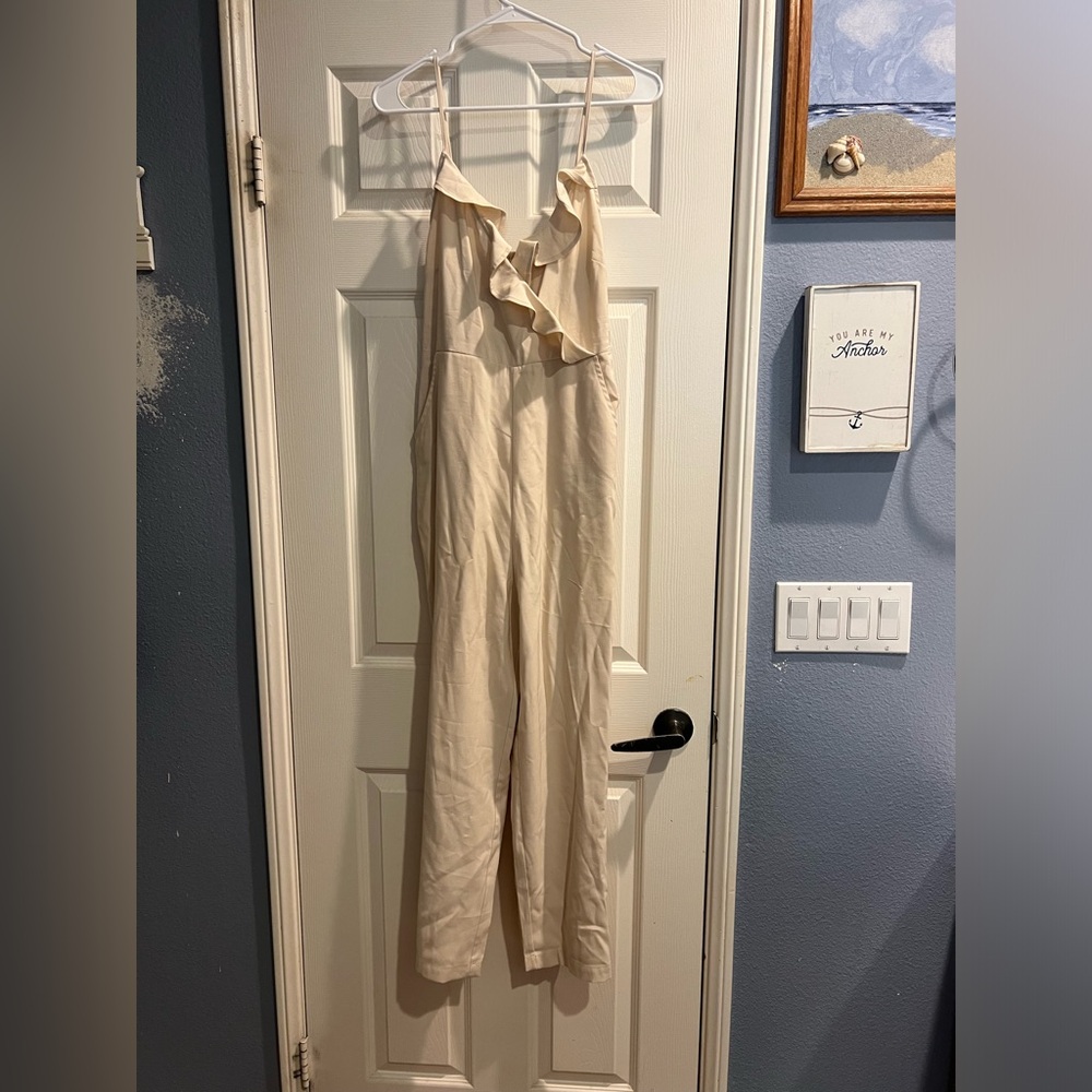 Light tan jumpsuit